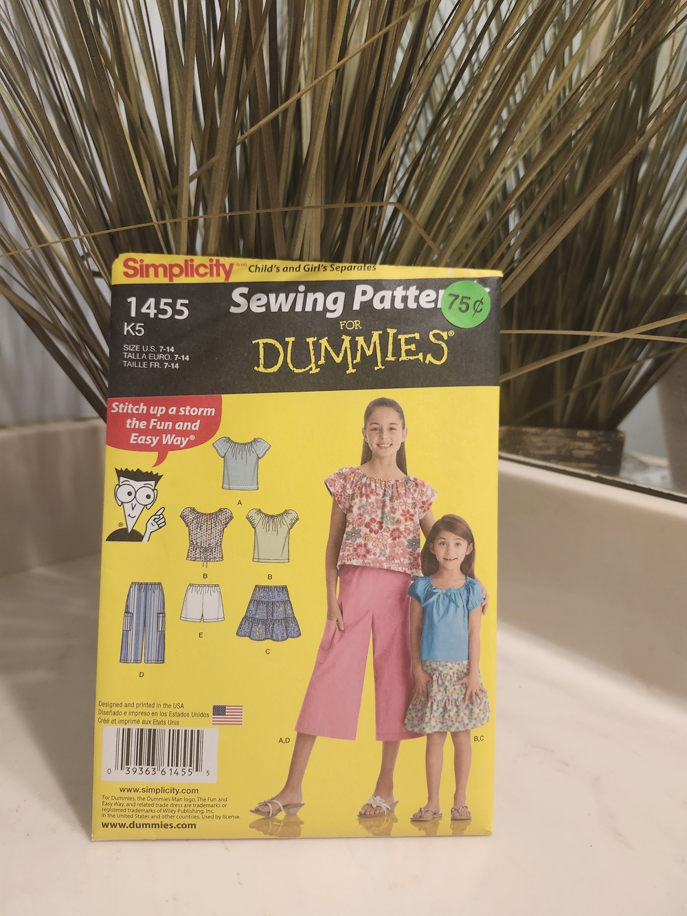 Simplicity Girls Top And Pants Pattern Plus Sewing ForDummies Pattern